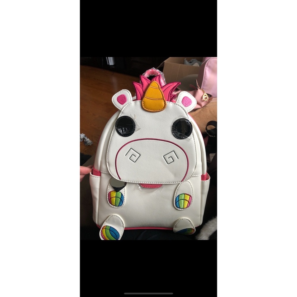 Loungefly unicorn “despicable me” movie mini backpack
